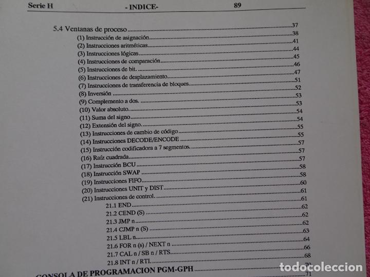Libros de segunda mano: manual de instrucciones Hitachi H 300/700/2000 PLCs aut&oacute;matas programables - Foto 13