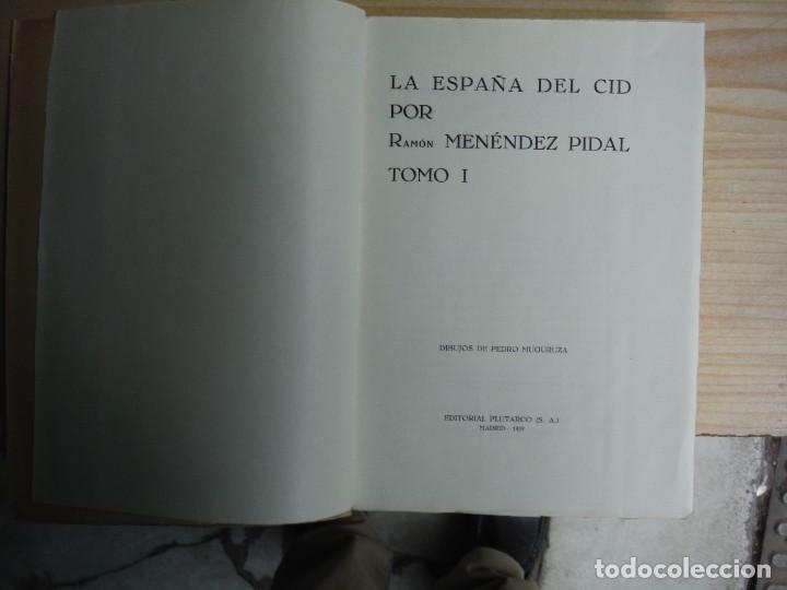 Libros de segunda mano: MENENDEZ PIDAL, Ram&oacute;n. - LA ESPA&Ntilde;A DEL CID - Foto 2