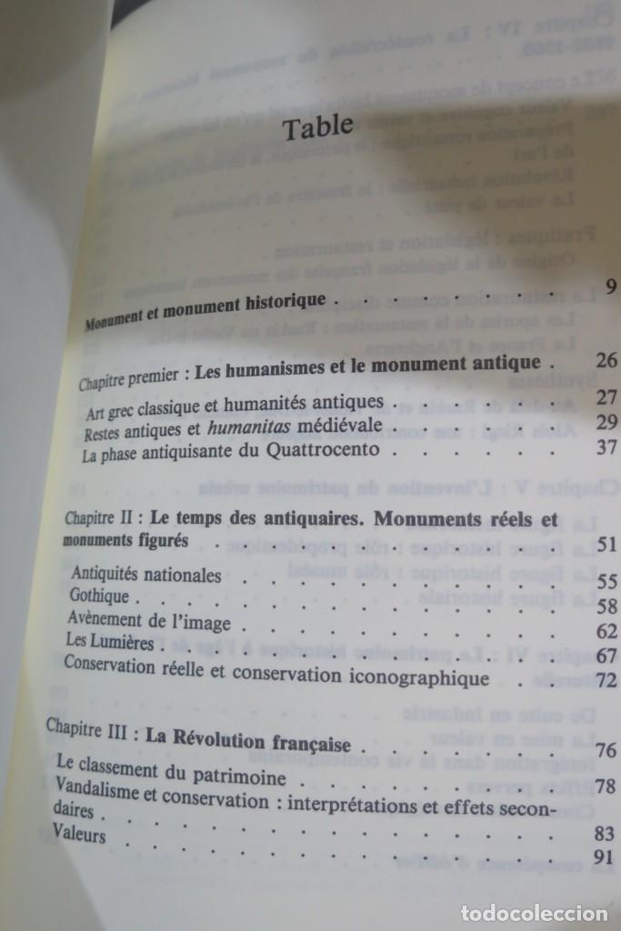 Libros de segunda mano: L&acute;ALLEGORIE DU PATRIMOINE. CHOAY - Foto 2