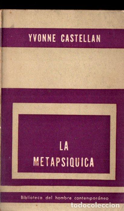 Libros de segunda mano: CASTELLAN : LA METAPSIQUICA (PAID&Oacute;S, 1953) - Foto 1
