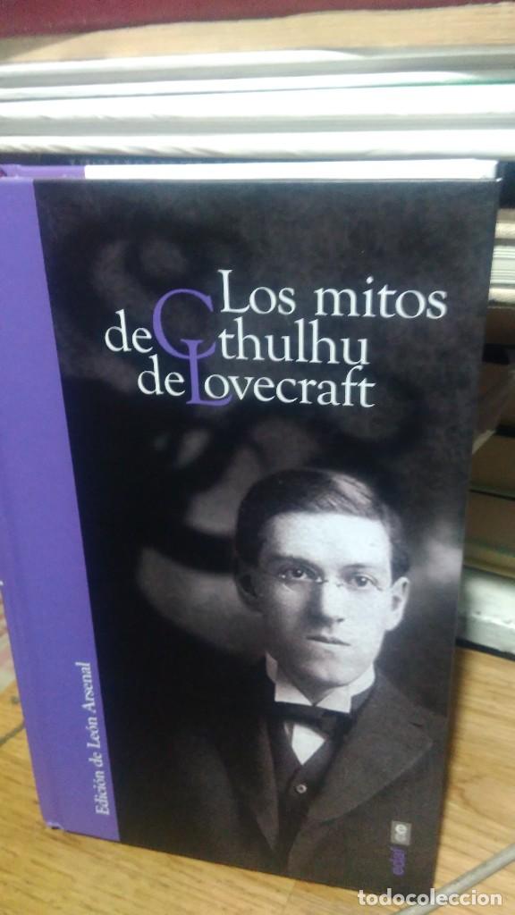 Libros de segunda mano: LOS MITOS DE CTHULHU DE LOVECRAFT, ED. LEON ARSENAL - Foto 1