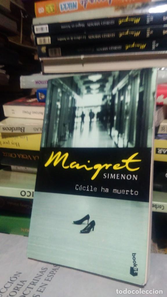 Libros de segunda mano: CECILE HA MUERTO, MAIGRET SIMENON, ED. BOOKET - Foto 1