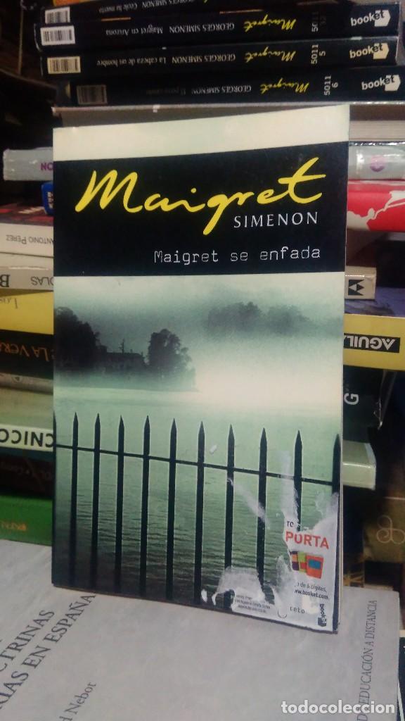 Libros de segunda mano: MAIGRET SE ENFADA, MAIGRET SIMENON, ED. BOOKET - Foto 1