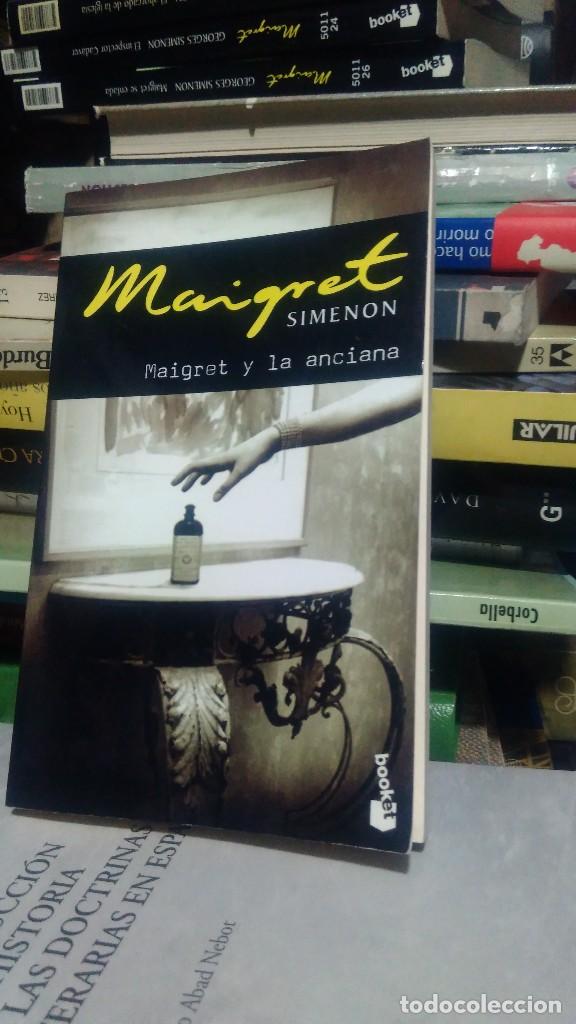 Libros de segunda mano: MAIGRET Y LA ANCIANA, MAIGRET SIMENON, ED. BOOKET - Foto 1