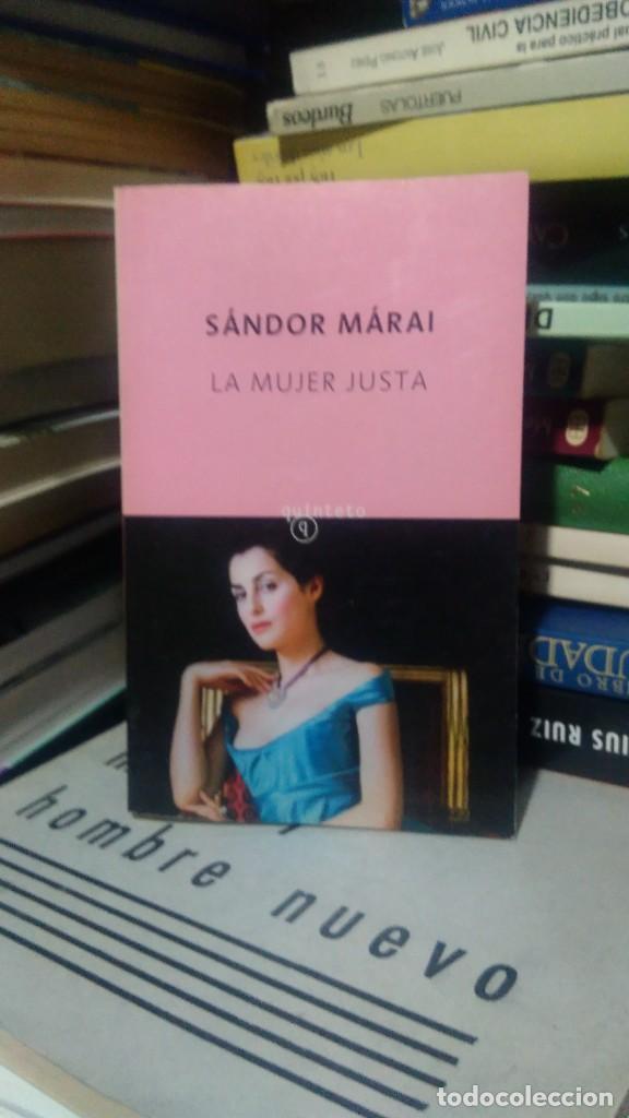 Libros de segunda mano: LA MUJER JUSTA, SANDOR MARAI, ED. QUINTETO - Foto 1