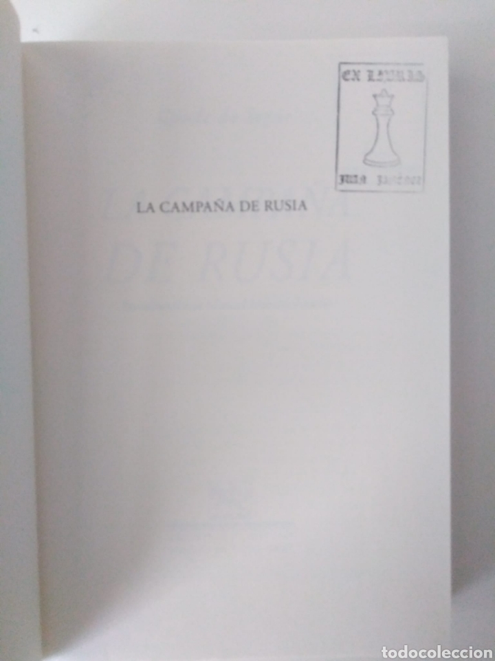 Libros de segunda mano: La Campa&ntilde;a de Rusia / Conde Philippe de S&eacute;gur - Foto 3