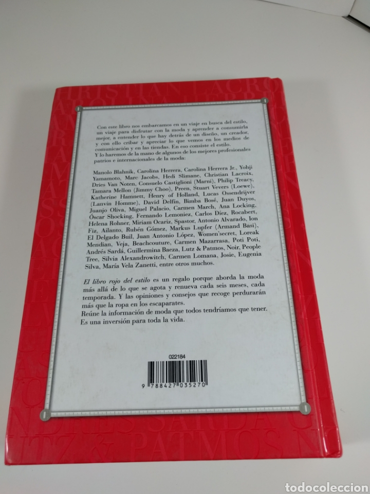 Libros de segunda mano: El libro rojo del estilo. 1000 claves y consejos. Brenda Ch&aacute;vez. - Foto 3