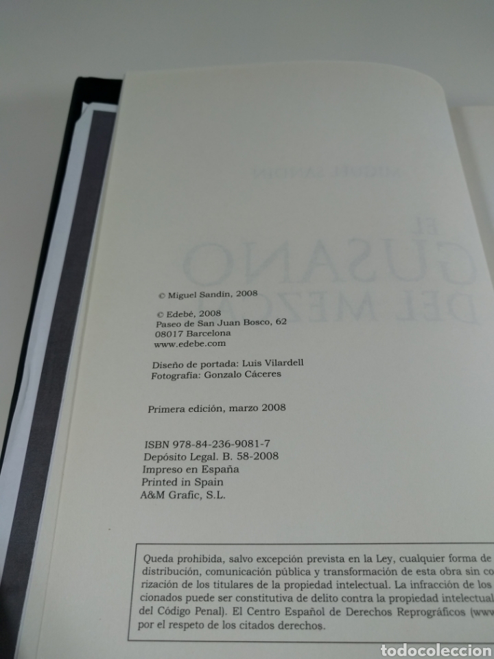 Libros de segunda mano: El gusano del mezcal. Miguel sandin. Edebe. - Foto 3