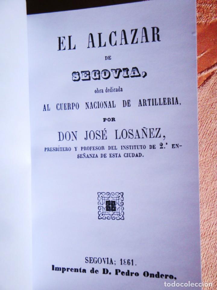 Libros de segunda mano: LOS&Aacute;&Ntilde;EZ: EL ALC&Aacute;ZAR DE SEGOVIA - FACS&Iacute;MIL - Foto 2