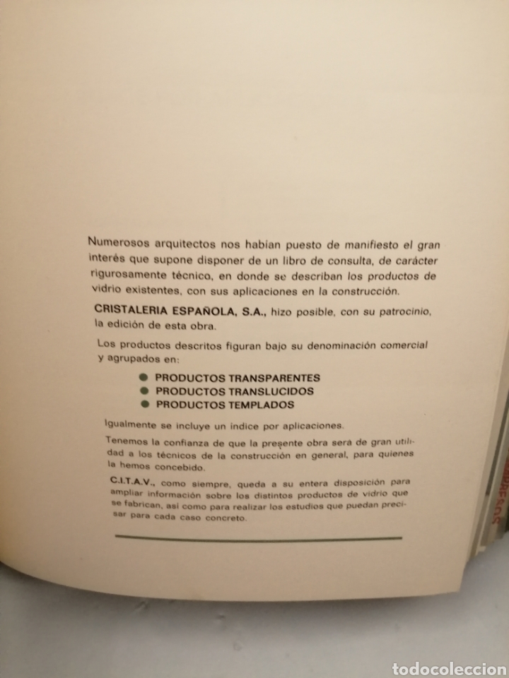 Libros de segunda mano: MATERIALES DE VIDRIO PARA LA CONSTRUCCI&Oacute;N - Foto 3