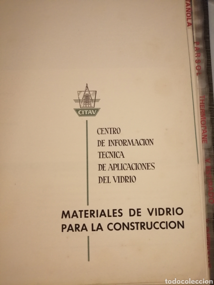 Libros de segunda mano: MATERIALES DE VIDRIO PARA LA CONSTRUCCI&Oacute;N - Foto 5