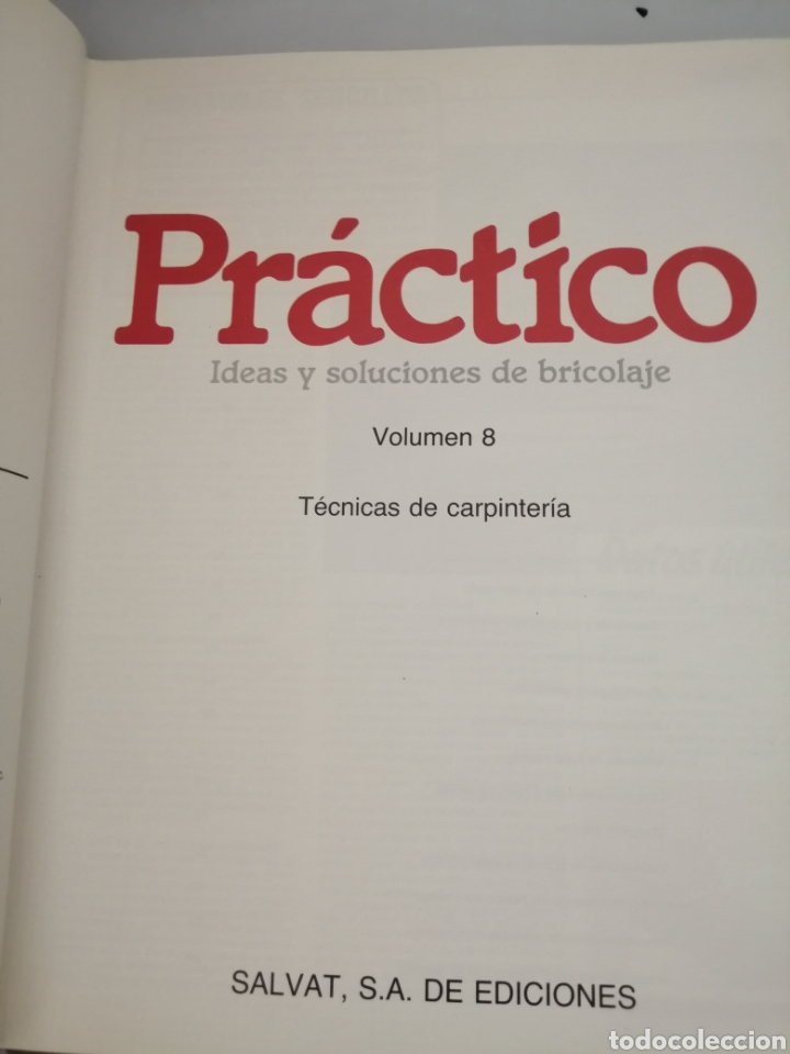 Libros de segunda mano: T&Eacute;CNICAS DE CARPINTER&Iacute;A - Foto 3