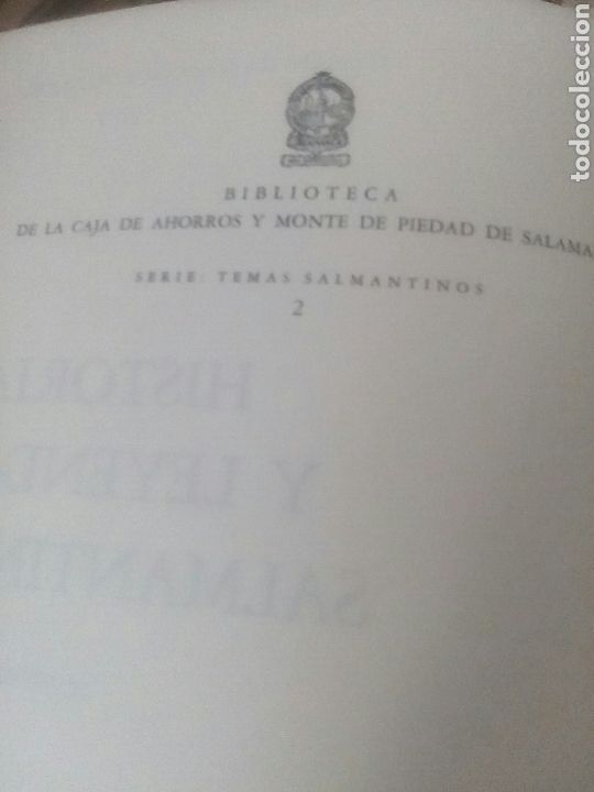 Libros de segunda mano: Historias y Leyendas Salmantinas - Foto 5