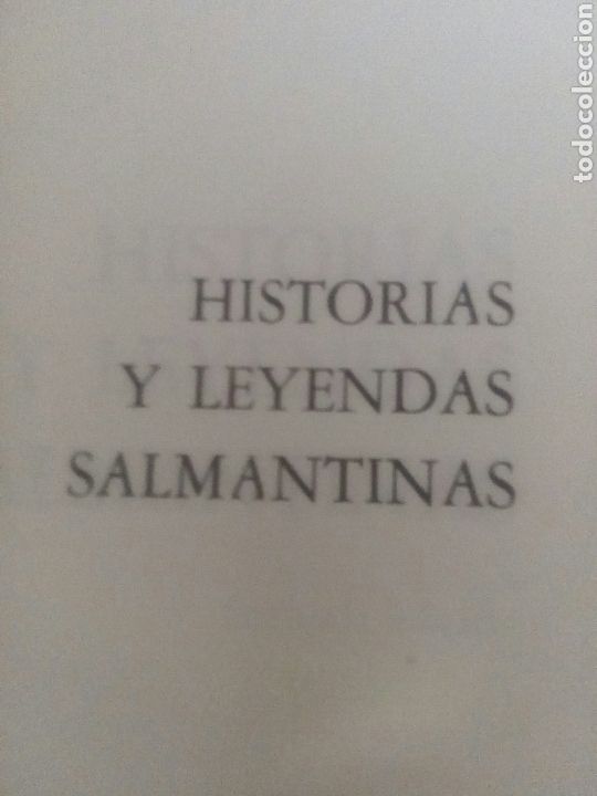 Libros de segunda mano: Historias y Leyendas Salmantinas - Foto 2