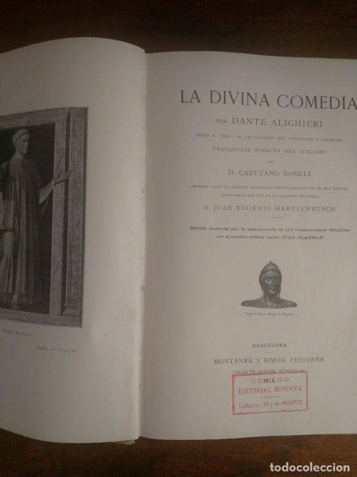 Libros de segunda mano: Libro La Divina Comedia 1914 - Foto 4