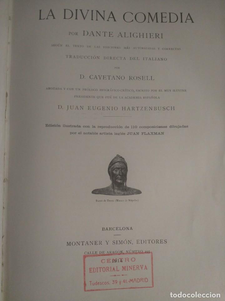 Libros de segunda mano: Libro La Divina Comedia 1914 - Foto 5