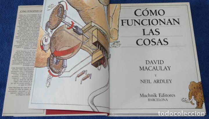 Libros de segunda mano: Como funcionan las cosas - David Macaulay - Muchnick Editores (1989) - Foto 2