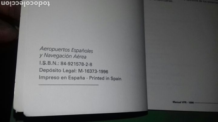 Libros de segunda mano: MANUAL VFR. AENA, 1996. ILUSTRADO. - Foto 2