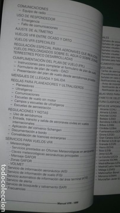 Libros de segunda mano: MANUAL VFR. AENA, 1996. ILUSTRADO. - Foto 4