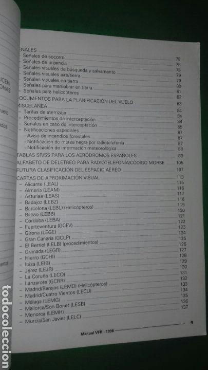 Libros de segunda mano: MANUAL VFR. AENA, 1996. ILUSTRADO. - Foto 5