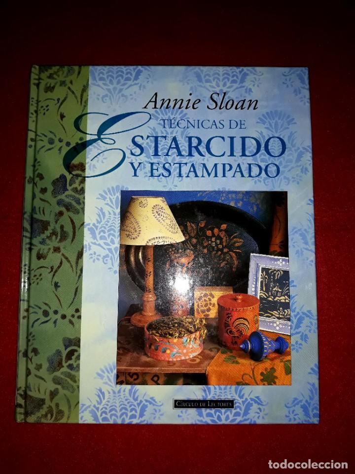 Libros de segunda mano: Tecnicas de Estarcido y Estampado Annie Sloan Circulo de Lectores - Foto 1