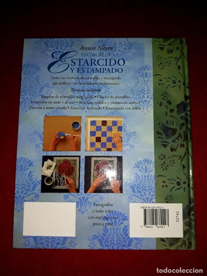 Libros de segunda mano: Tecnicas de Estarcido y Estampado Annie Sloan Circulo de Lectores - Foto 3