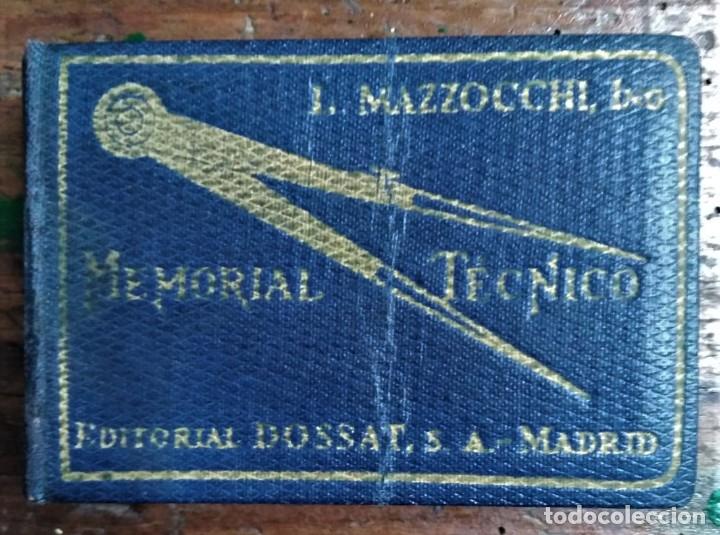 Libros de segunda mano: MEMORIAL T&Eacute;CNICO. L. Mazzocchi - Foto 1