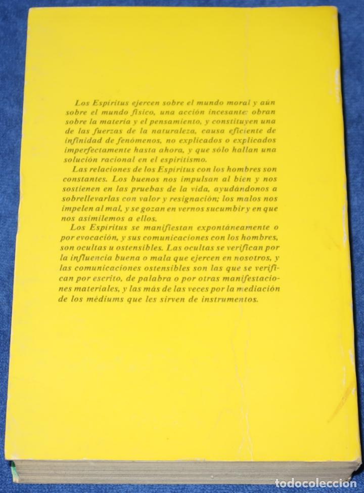 Libros de segunda mano: El libro de los esp&iacute;ritus - Allan Kardec - Editorial Humanitas (1986) - Foto 4