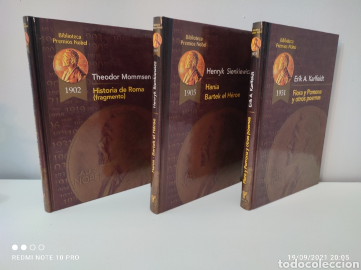 Libros de segunda mano: 3 Libros Biblioteca Premios Nobel - Ediciones Rueda 2002 - Foto 4