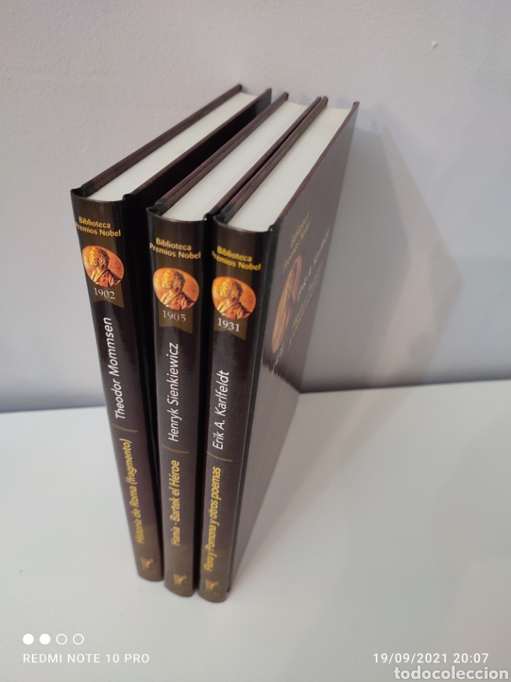 Libros de segunda mano: 3 Libros Biblioteca Premios Nobel - Ediciones Rueda 2002 - Foto 5