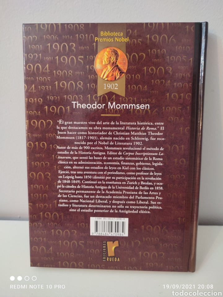 Libros de segunda mano: 3 Libros Biblioteca Premios Nobel - Ediciones Rueda 2002 - Foto 8