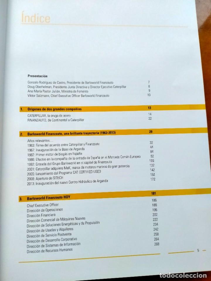 Libros de segunda mano: Libro 50 a&ntilde;os barloworld finanzauto & caterpillar - Foto 3
