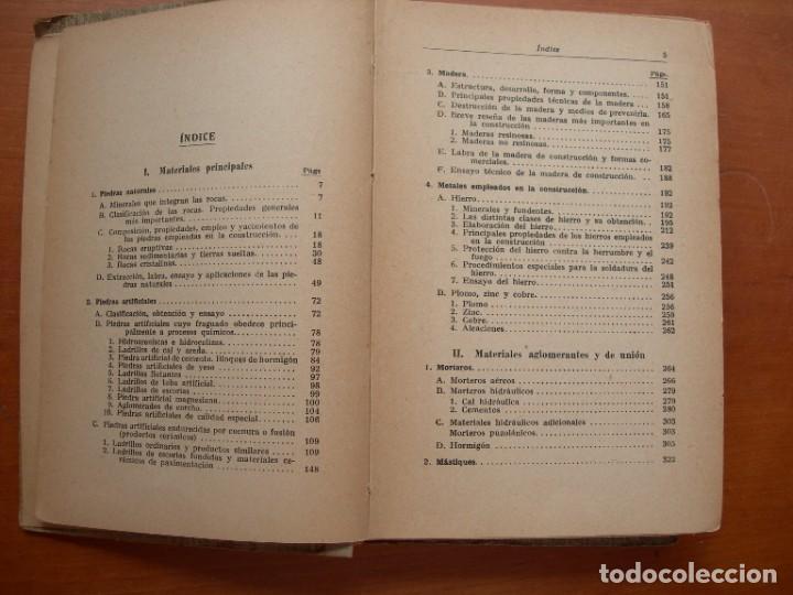 Libros de segunda mano: MATERIALES DE CONSTRUCCI&Oacute;N / M. FOERSTER - Foto 2