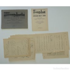 Libros de segunda mano: REPRESENTACIÓN GRÁFICA DE TERRENOS, 1943, LUIS BRU Y G. DE HERRERO - 20 LAMINAS + LIBRO BUEN ESTADO