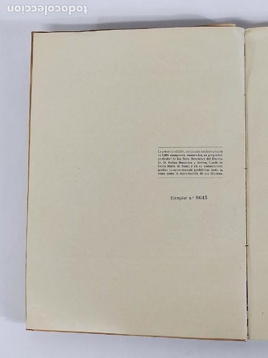 Libros de segunda mano: La Colección Muntadas - Catálogo - Tarjeta, Firma y Dedicatoria del Conde Santa María de Sans - Foto 9 - 288457903