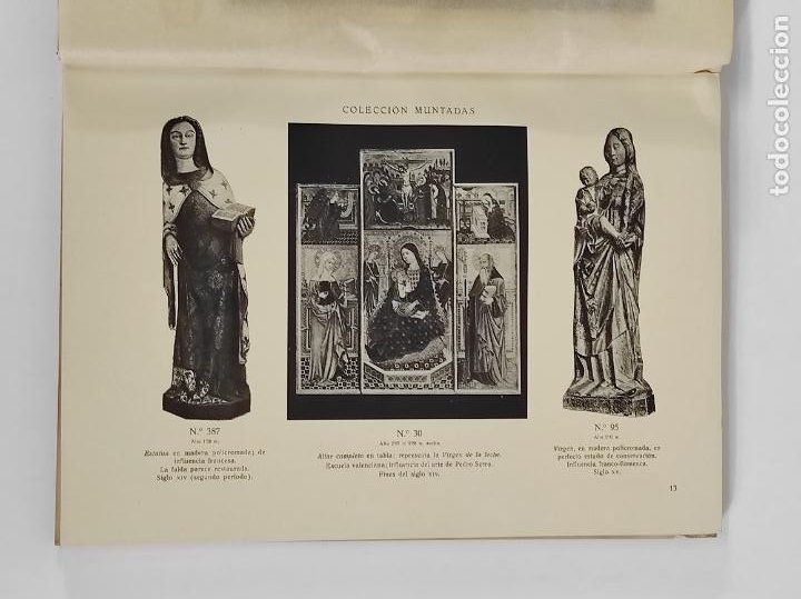 Libros de segunda mano: La Colección Muntadas - Catálogo - Tarjeta, Firma y Dedicatoria del Conde Santa María de Sans - Foto 14 - 288457903