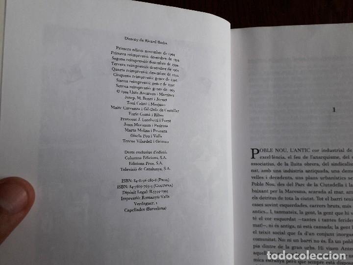 Libros de segunda mano: libro usado, Poble nou, la novel.la de tv3, Proa comumna. - Foto 2