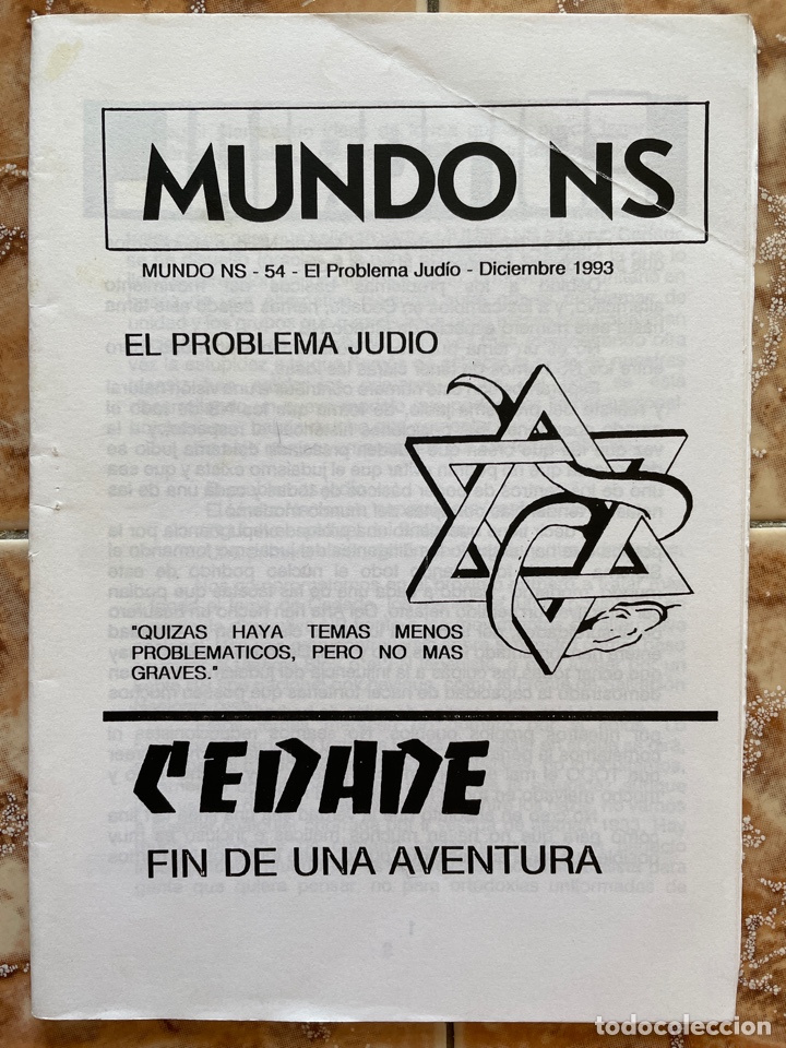 Livres d'occasion: Revista mundo NS n54 1993