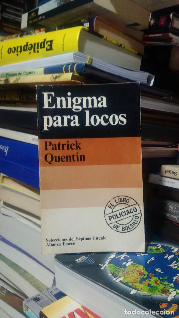 Libros de segunda mano: ENIGMA PARA LOCOS, PATRICK QUENTIN, ED. ALIANZA - Foto 1