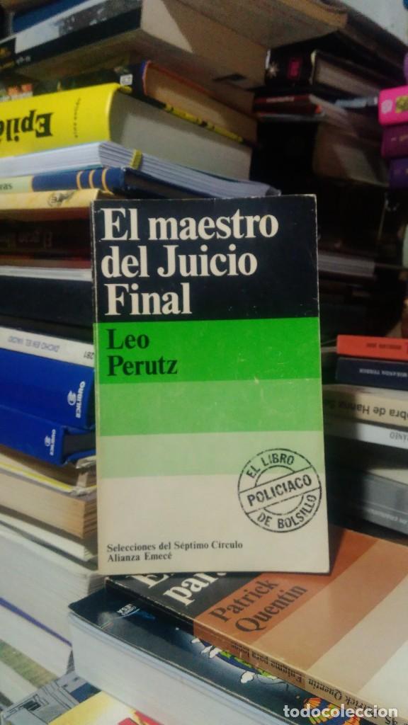 Libros de segunda mano: EL MAESTRO DEL JUICIO FINAL , LEO PERUTZ, ED. ALIANZA - Foto 1
