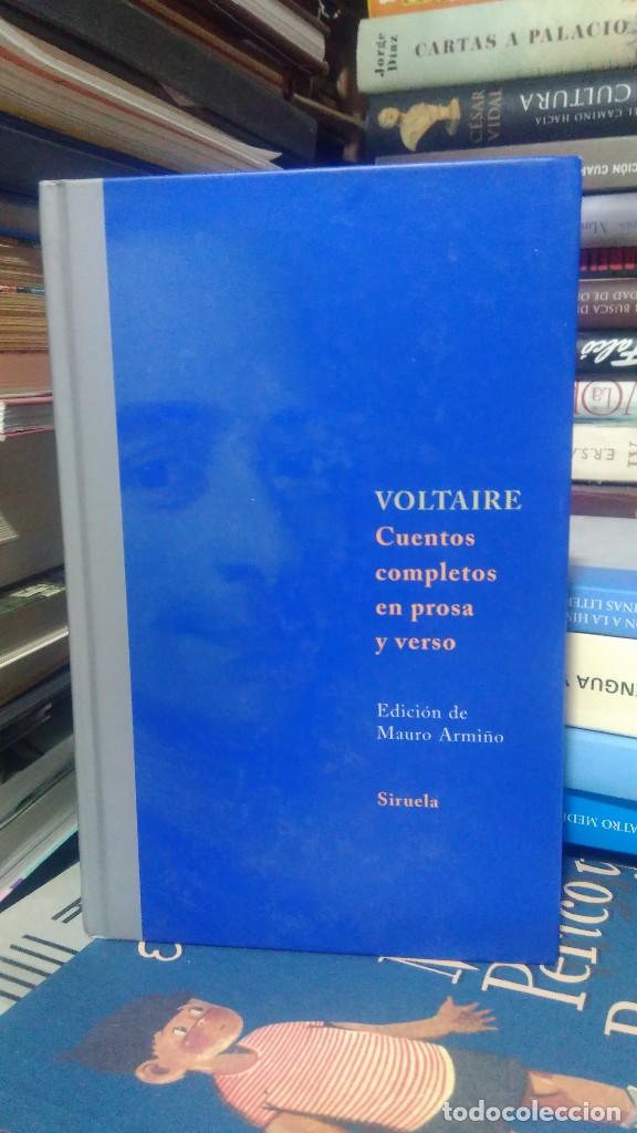 Libros de segunda mano: CUENTOS COMPLETOS EN PROSA Y VERSO, VOLTAIRE, ED. SIRUELA - Foto 1