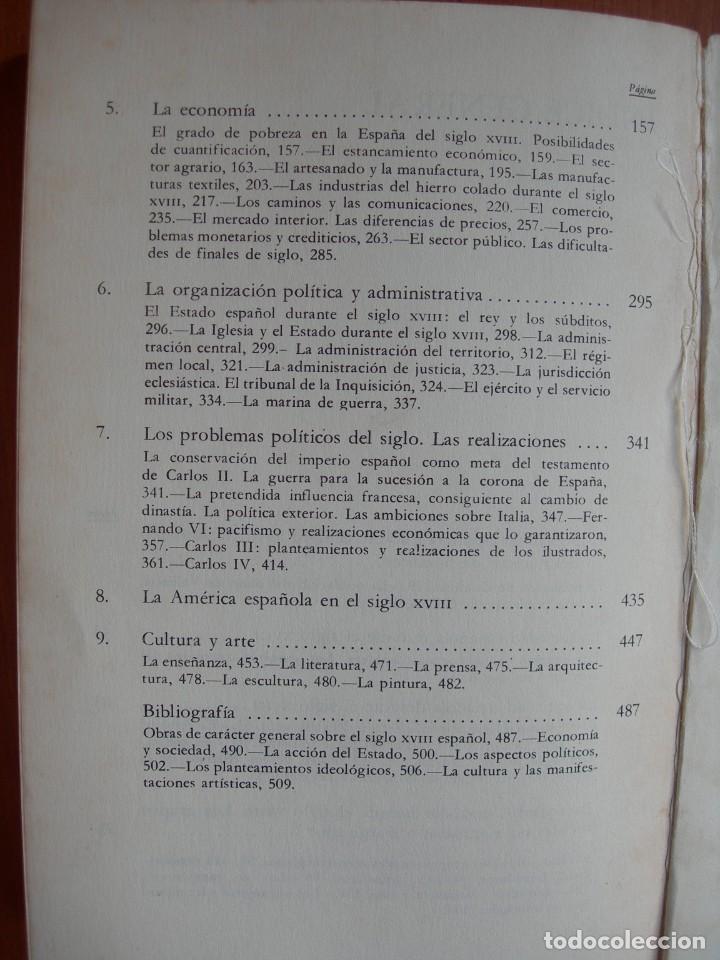 Libros de segunda mano: EL ANTIGUO R&Eacute;GIMEN: LOS BORBONES / GONZALO ANES - Foto 3