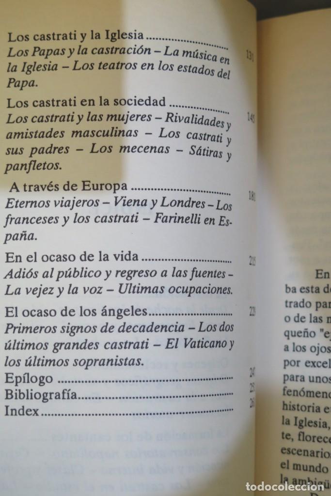 Libros de segunda mano: HISTORIA DE LOS CASTRATI. BARBIER - Foto 3