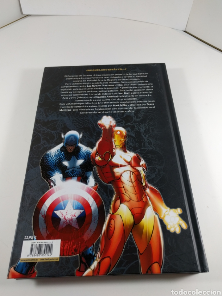 Libros de segunda mano: Civil war. Marvel Deluxe. Millar MCniven. Panini c&oacute;mics. - Foto 2