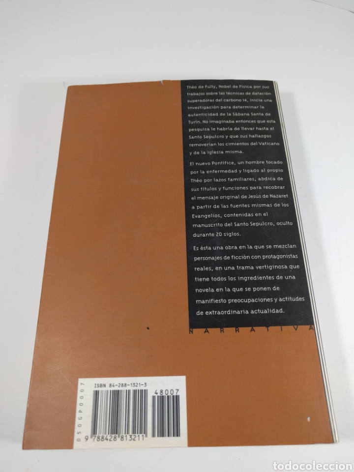 Libros de segunda mano: El manuscrito del Santo sepulcro. Jacques Neirynck. PPC. - Foto 2