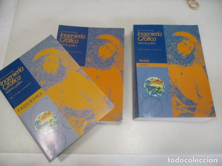 Libros de segunda mano: INGENIER&Iacute;A GR&Aacute;FICA VII Congreso Internacional (2 Tomos + Programa) W9468 - Foto 1