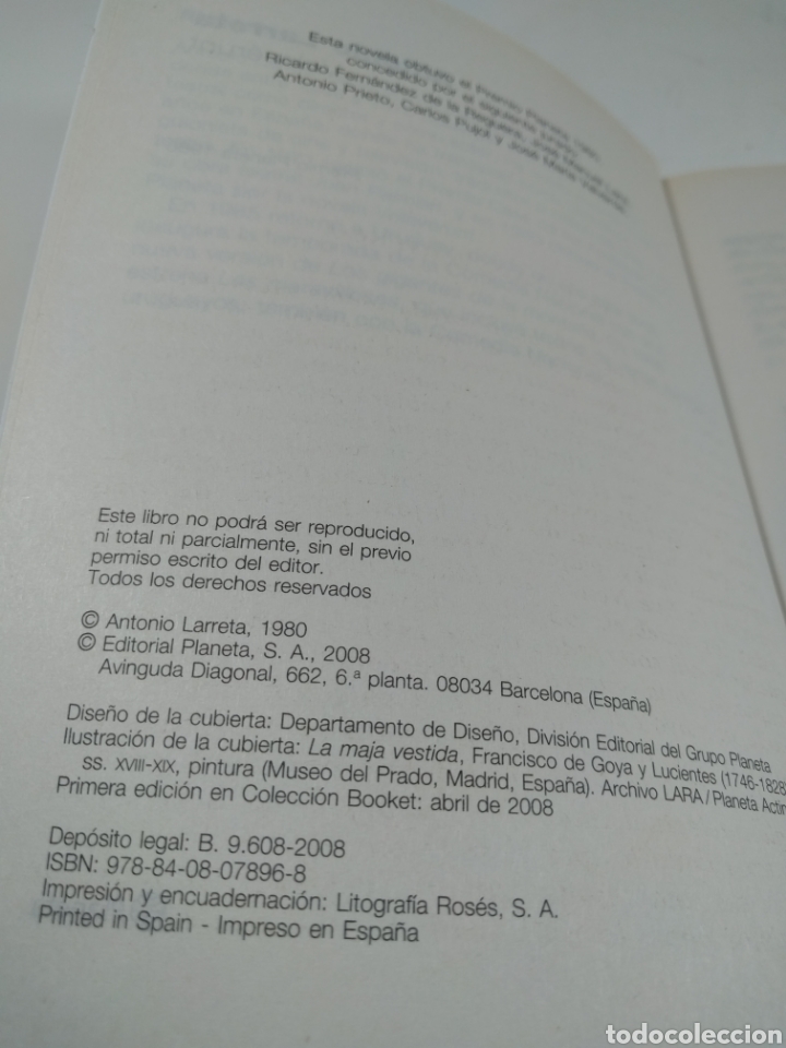 Libros de segunda mano: Antonio larreta.Volaverunt. booket. - Foto 2