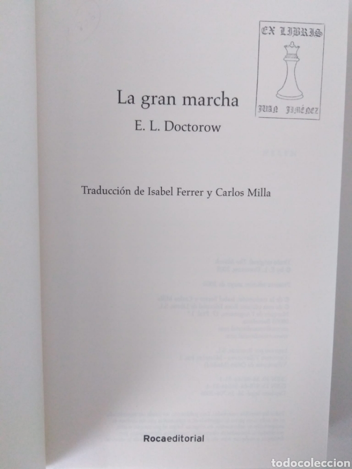 Libros de segunda mano: La gran marcha / E.L. Doctorow. - Foto 3