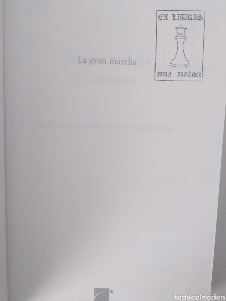 Libros de segunda mano: La gran marcha / E.L. Doctorow. - Foto 2