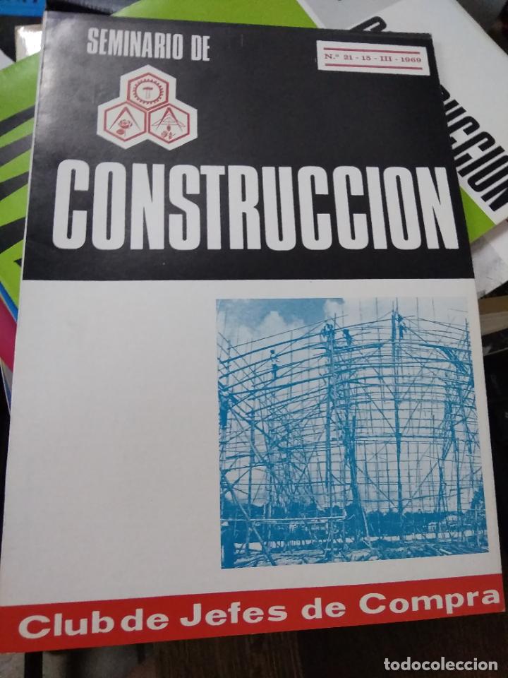 Libros de segunda mano: Seminario de construcci&oacute;n n&ordm; 21 1969. ARQ-155 - Foto 1
